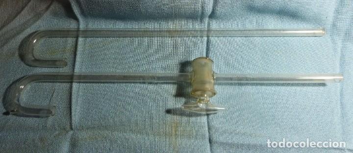 Antig&uuml;edades: DOS TUBOS DE CRISTAL DE LABORATORIO - Foto 9