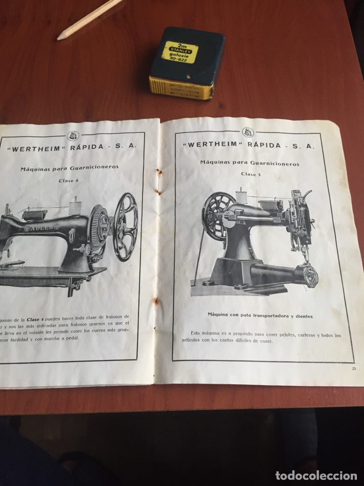 Antigüedades: Catálogo máquinas de coser wertheim - Foto 8 - 252518305