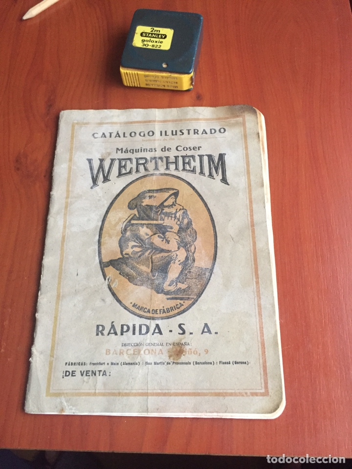 Antigüedades: Catálogo máquinas de coser wertheim - Foto 1 - 252518305