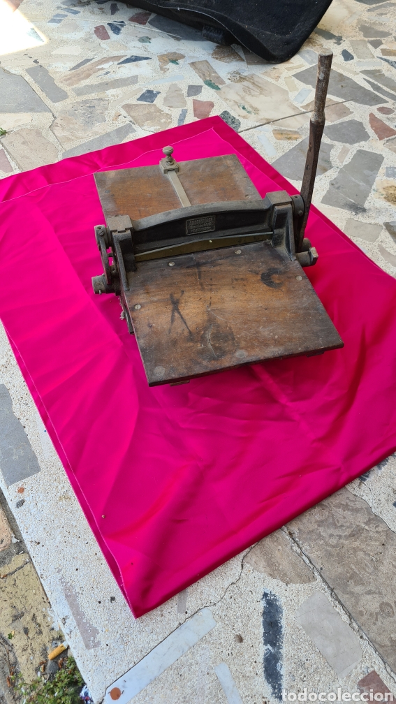 Antig&uuml;edades: MAQUINA DE PERFORAR MUY RARA LEIPZIG - Foto 3
