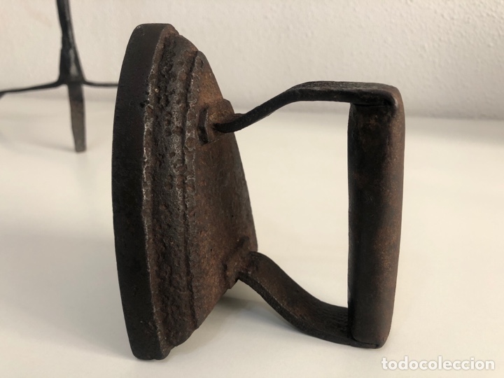 Antig&uuml;edades: Antigua Plancha de hierro N* 5 - Foto 8