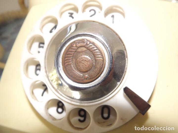 Tel&eacute;fonos: telefono sovietico en baquelita - Foto 6