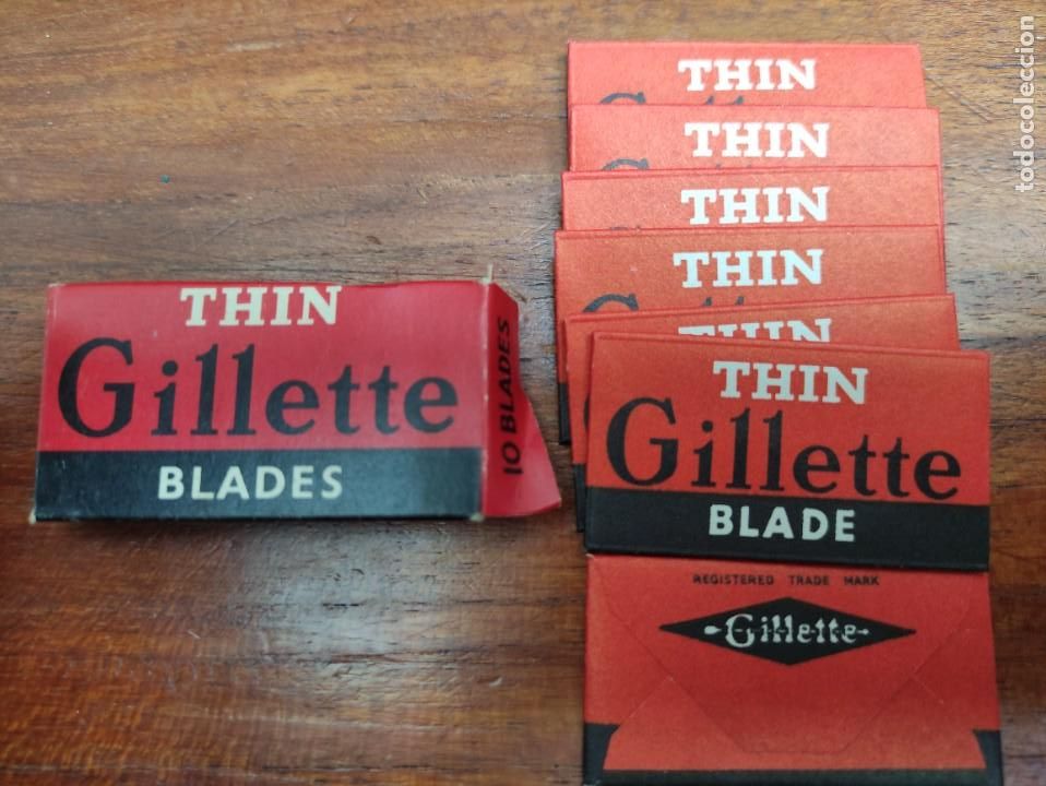 Antig&uuml;edades: Hojillas afeitar Gillette - Foto 1