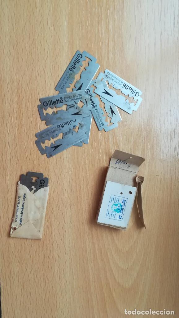 Antig&uuml;edades: PAQUETE HOJAS DE AFEITAR GUILLETTE - Foto 2