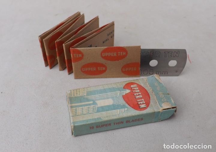 Antig&uuml;edades: HOJAS DE AFEITAR ANTIGUAS UPPER TEN - Foto 1