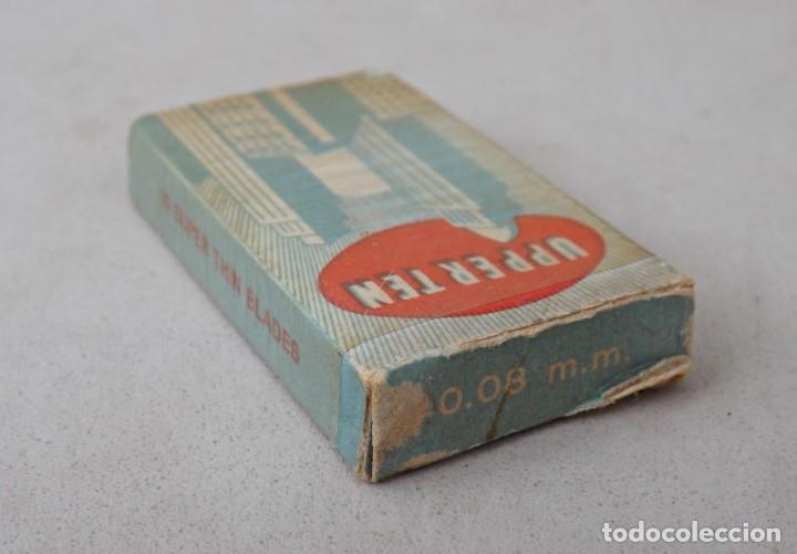 Antig&uuml;edades: HOJAS DE AFEITAR ANTIGUAS UPPER TEN - Foto 6