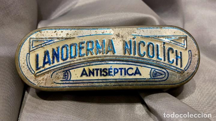 Antig&uuml;edades: Lanoderma Nicolich. Antis&eacute;ptica. M&aacute;laga A&ntilde;os 30 - 40 - Foto 1