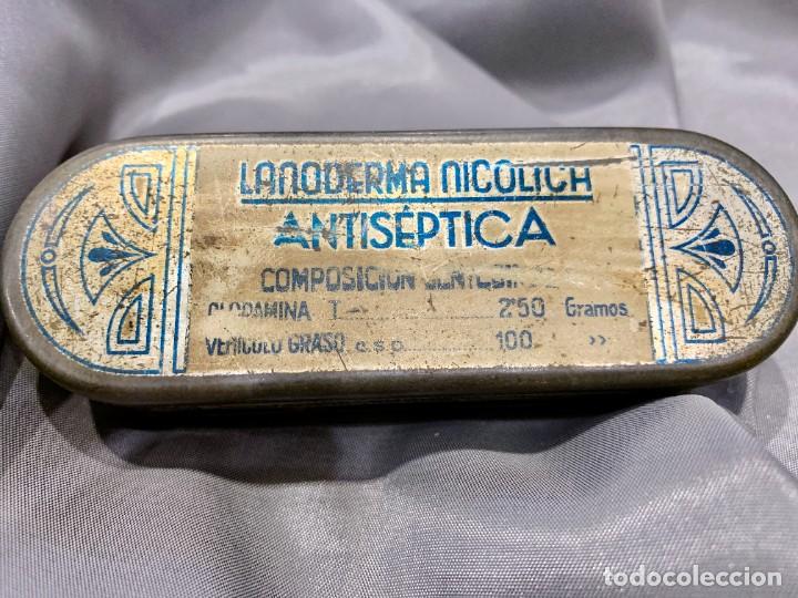 Antig&uuml;edades: Lanoderma Nicolich. Antis&eacute;ptica. M&aacute;laga A&ntilde;os 30 - 40 - Foto 3