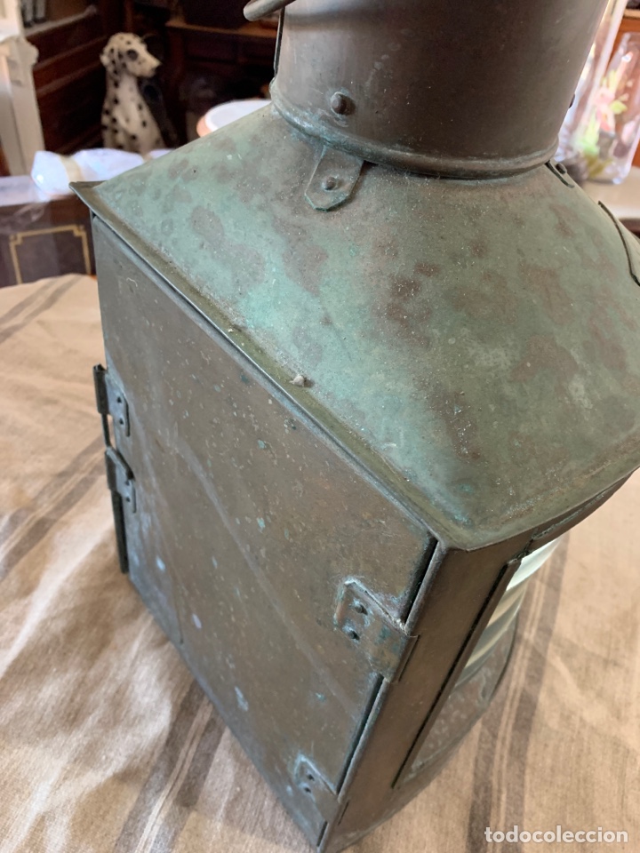 Antig&uuml;edades: Farol de barco antiguo - Foto 2