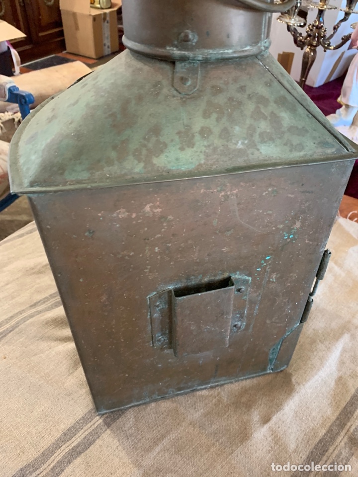 Antig&uuml;edades: Farol de barco antiguo - Foto 3
