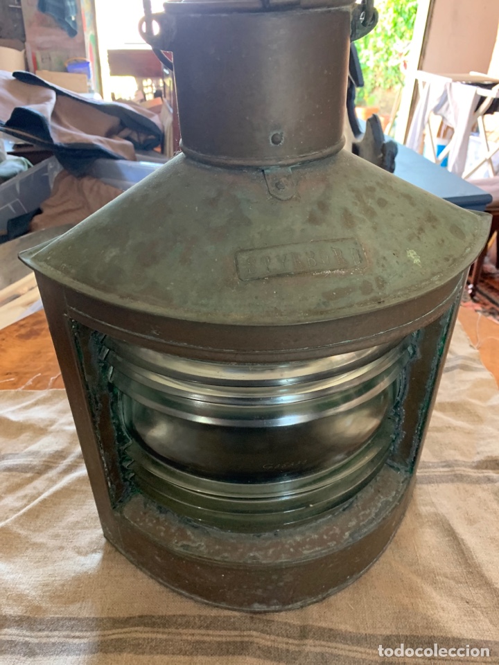Antig&uuml;edades: Farol de barco antiguo - Foto 1