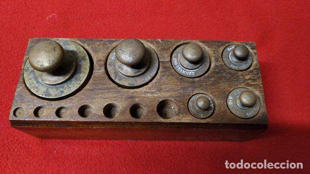 Antig&uuml;edades: ANTIGUO JUEGO DE PESAS FRANCES - Foto 1