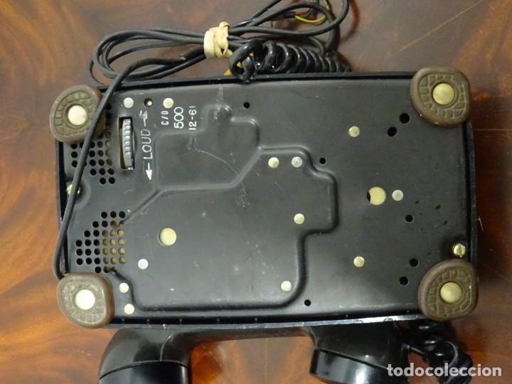 Tel&eacute;fonos: TELEFONO AMERICANO WAESTERN ELECTRONIC NEGRO - Foto 4