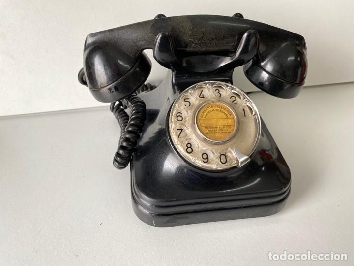 Teléfonos: Antiguo teléfono de baquelita - Foto 3 - 254821485