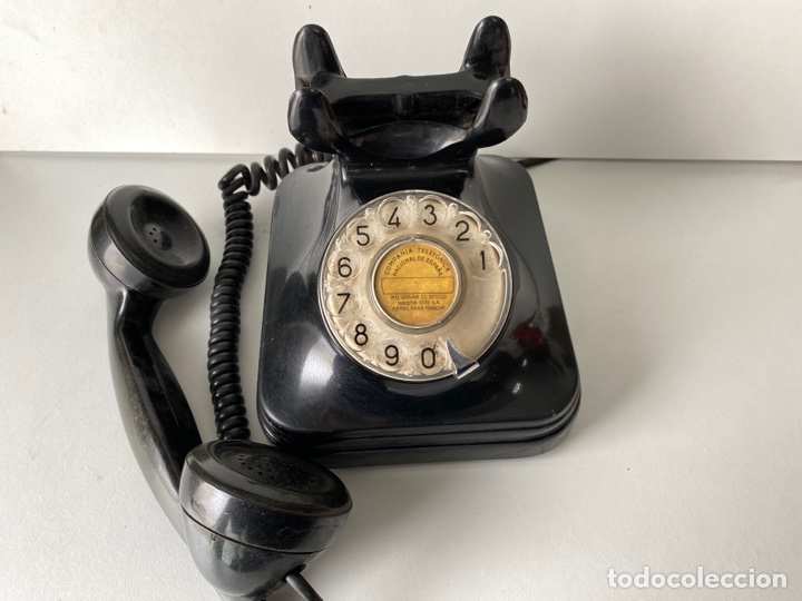 ANTIGUO TELÉFONO DE BAQUELITA (Antigüedades - Técnicas - Teléfonos Antiguos)
