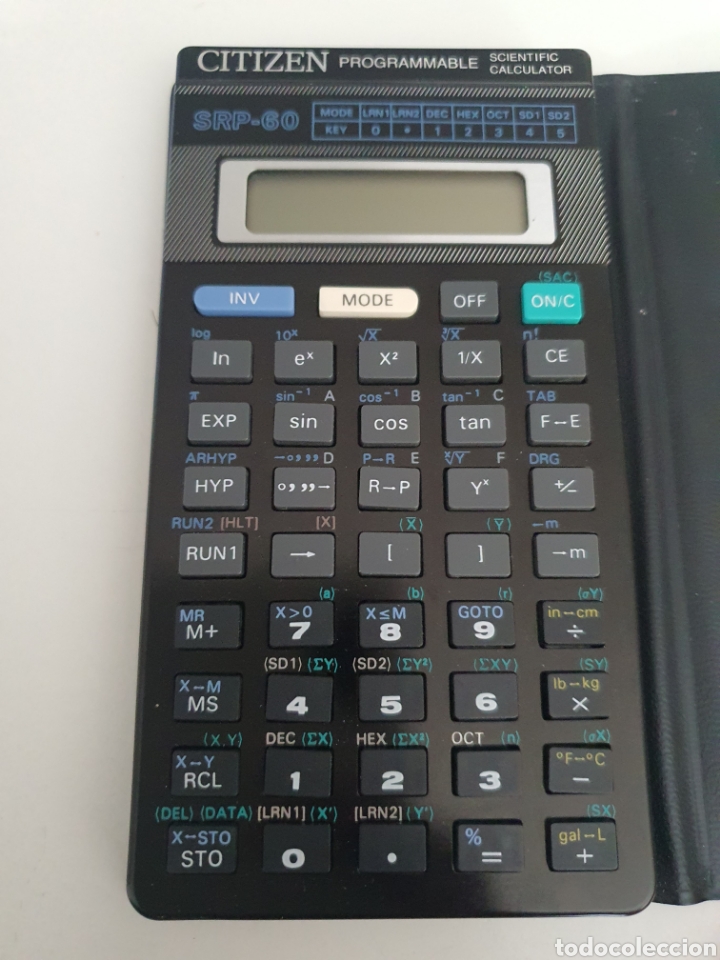 Antig&uuml;edades: calculadora citizen srp 70 programable. - Foto 2