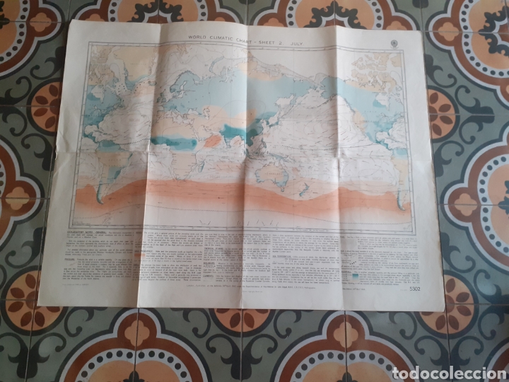 Antig&uuml;edades: Mapa de los vientos del a&ntilde;o 1946 - Foto 1