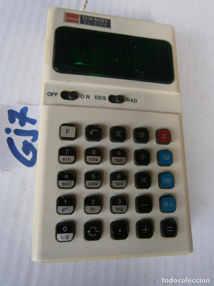 Antig&uuml;edades: ANTIGUA CALCULADORA SHARP MODEL EL-8104 - Foto 1