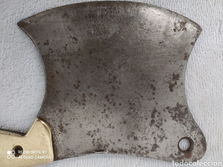 Antig&uuml;edades: Macheta acero mango de bronce - Foto 3