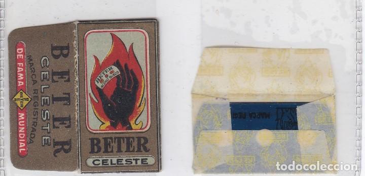 Antig&uuml;edades: FUNDA Y HOJA DE CUCHILLA DE AFEITAR ANTIGUA - BETER - Foto 1