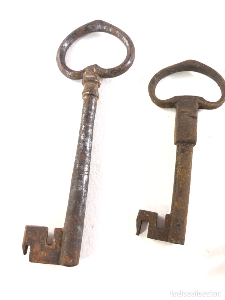 Antig&uuml;edades: LOTE DE 4 LLAVES ANTIGUAS - Foto 3