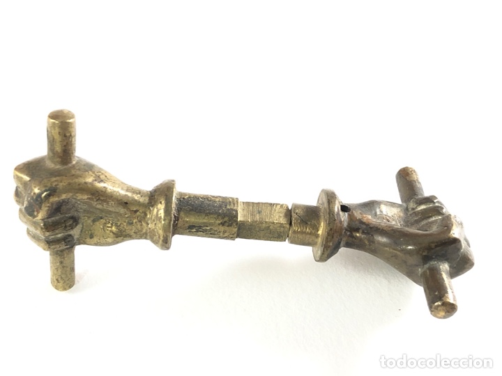 Antig&uuml;edades: EXTRA&Ntilde;A LLAVE DE BRONCE DESMONTABLE - Foto 2