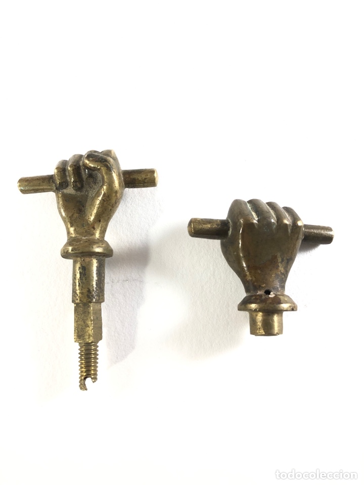 Antig&uuml;edades: EXTRA&Ntilde;A LLAVE DE BRONCE DESMONTABLE - Foto 3