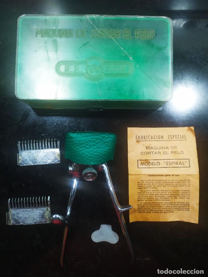 Antig&uuml;edades: MAQUINA DE CORTAR EL PELO. MODELO ESPIRAL - Foto 1