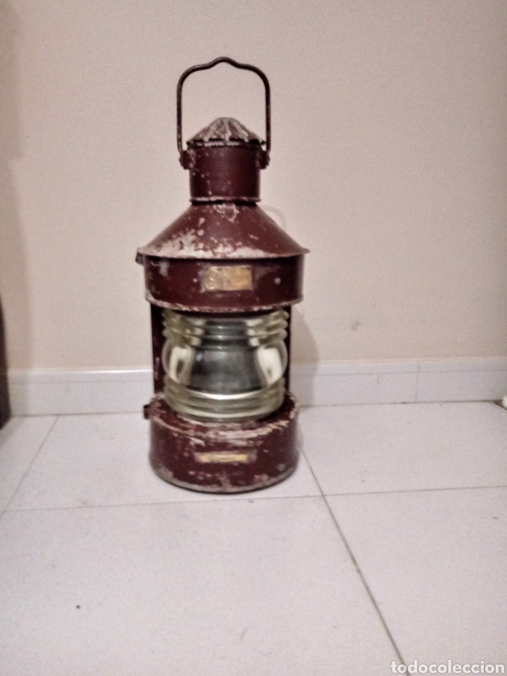 Antig&uuml;edades: Farol de posicion de barco - Foto 6