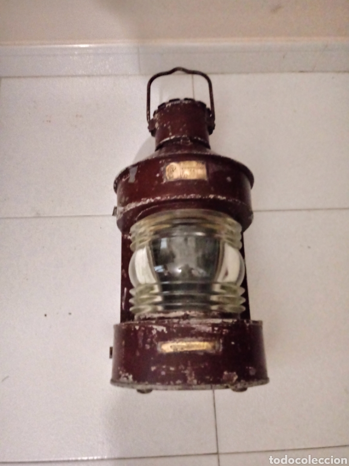 Antig&uuml;edades: Farol de posicion de barco - Foto 7