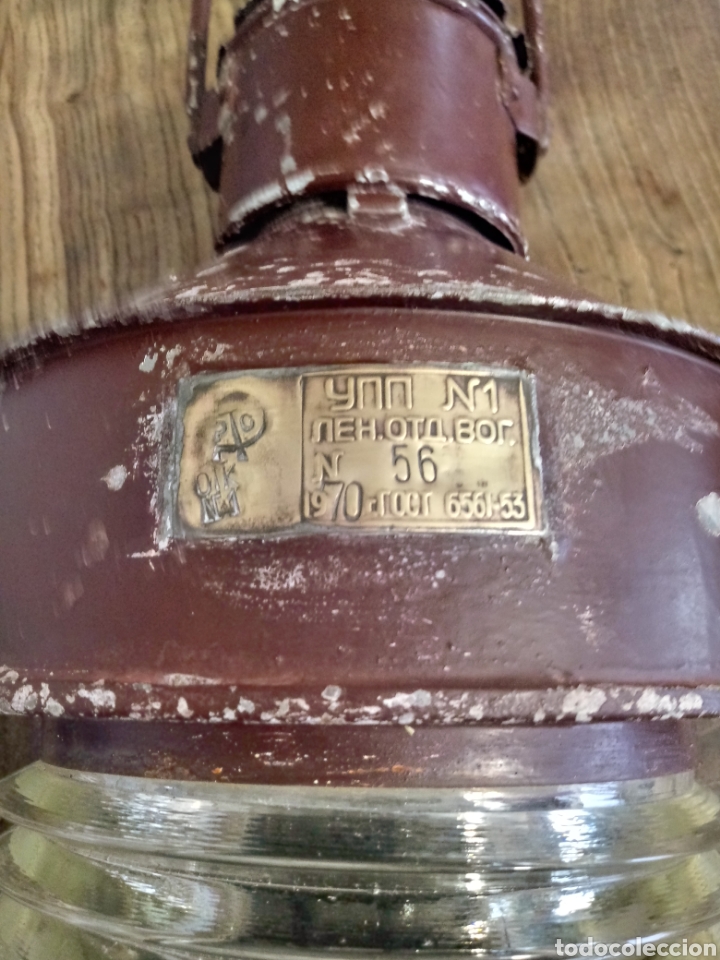 Antig&uuml;edades: Farol de posicion de barco - Foto 11