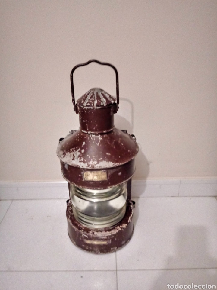 Antig&uuml;edades: Farol de posicion de barco - Foto 1