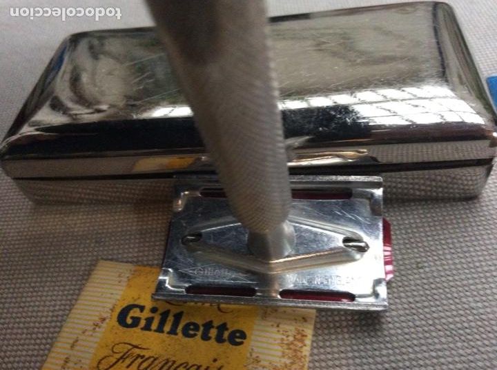 Antig&uuml;edades: Gillette en su estuche. Completo. - Foto 3