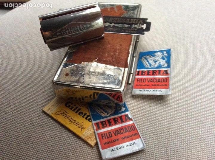 Antig&uuml;edades: Gillette en su estuche. Completo. - Foto 4