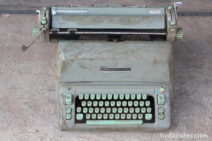 Antig&uuml;edades: M&aacute;quina de escribir HERMES AMBASSADOR - Foto 3
