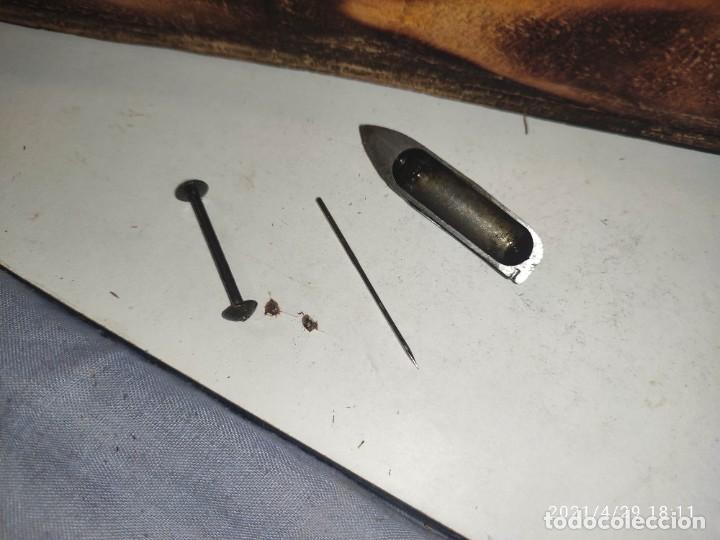 Antig&uuml;edades: Maquina de coser Singer MEDIUM de 1874 en base de madera. - Foto 11