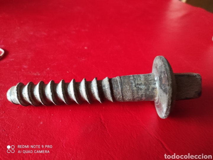 Antig&uuml;edades: 2 tornillo de traviesa de ferrocarril v&iacute;a del tren - Foto 3