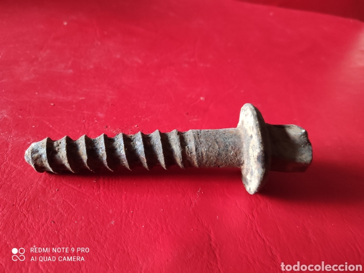 Antig&uuml;edades: 2 tornillo de traviesa de ferrocarril v&iacute;a del tren - Foto 4