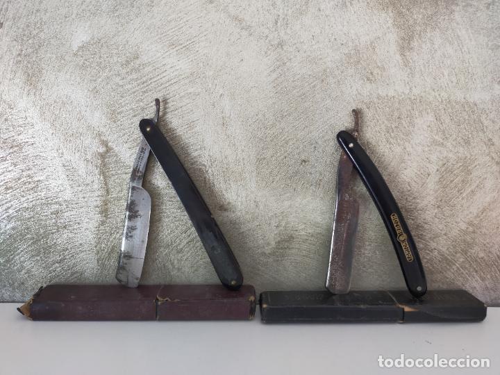Antig&uuml;edades: PAREJA ANTIGUAS NAVAJAS DE AFEITAR - Foto 1