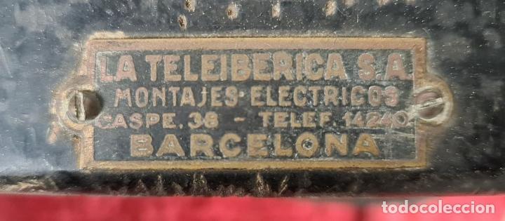 Tel&eacute;fonos: CONJUNTO DE CENTRALITAS E INTERCOMUNICADORES. LA TELEIBERICA. CIRCA 1930. - Foto 5