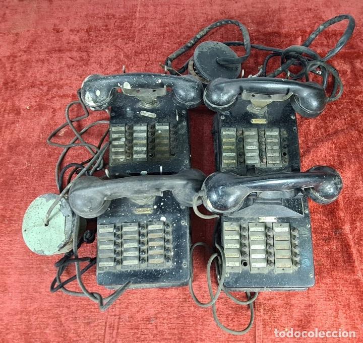 Tel&eacute;fonos: CONJUNTO DE CENTRALITAS E INTERCOMUNICADORES. LA TELEIBERICA. CIRCA 1930. - Foto 18