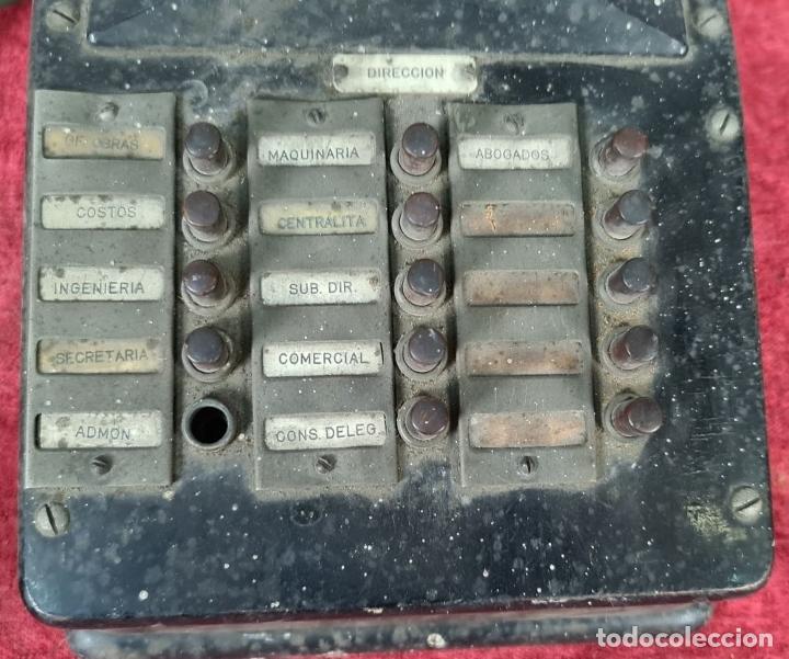 Tel&eacute;fonos: CONJUNTO DE CENTRALITAS E INTERCOMUNICADORES. LA TELEIBERICA. CIRCA 1930. - Foto 19