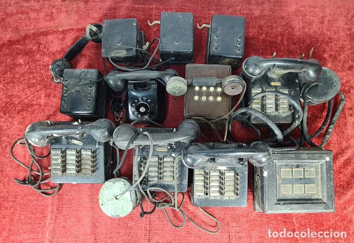 Tel&eacute;fonos: CONJUNTO DE CENTRALITAS E INTERCOMUNICADORES. LA TELEIBERICA. CIRCA 1930. - Foto 1