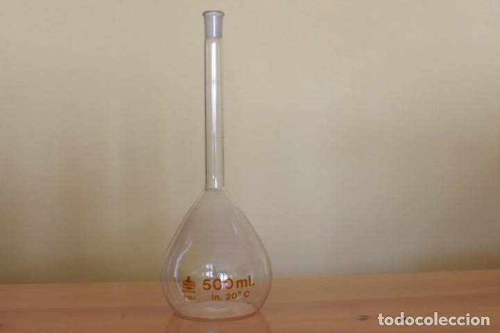 Antig&uuml;edades: Material de Laboratorio Qu&iacute;mico-Industrial -marca Pyrex- 500ml - Foto 1
