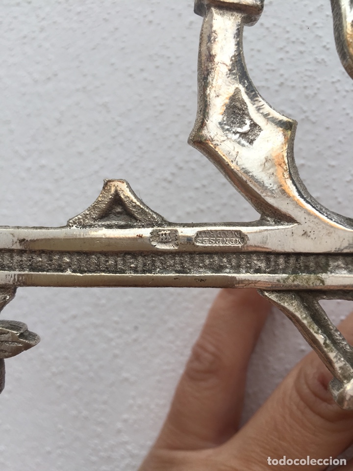 Antig&uuml;edades: Pescante macizo de plata Meneses - Foto 5