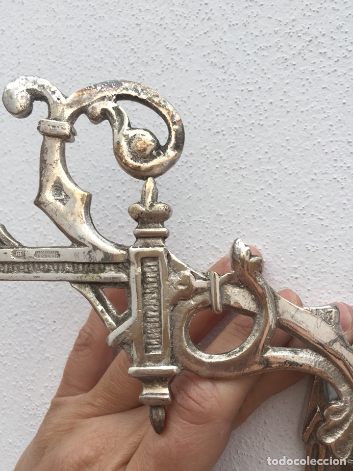 Antig&uuml;edades: Pescante macizo de plata Meneses - Foto 6
