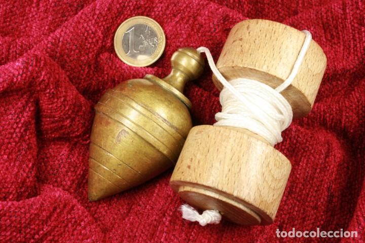 Antig&uuml;edades: Plomada Construcci&oacute;n Completa. S.XX. Construction Plumb bob Complete Nut. - Foto 2