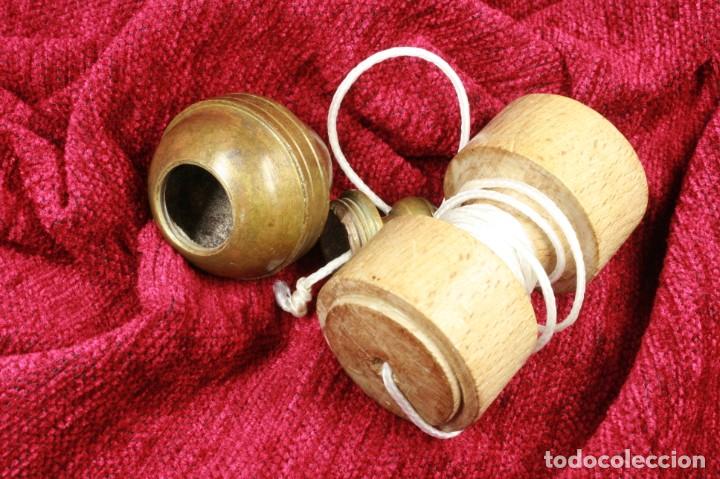 Antig&uuml;edades: Plomada Construcci&oacute;n Completa. S.XX. Construction Plumb bob Complete Nut. - Foto 5