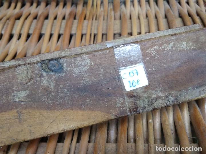 Antig&uuml;edades: Base de cepillo de carpintero C-137. Caja cepillos - Foto 3