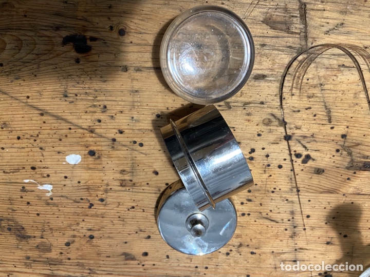 Antig&uuml;edades: Cajita con recipiente cristal - Foto 6